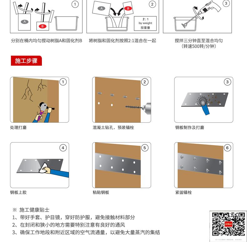 包钢泗洪粘钢加固施工过程